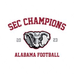 SEC Champions Alabama Football SVG