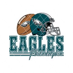 Philadelphia Eagles Football Helmet Svg Digital Download