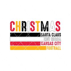Christmas Kansas City Football Holiday Svg