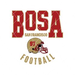 Nick Bosa San Francisco Football Svg Cricut Digital Download