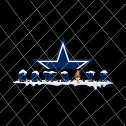 Retro Grinch Dallas Cowboys Christmas SVG