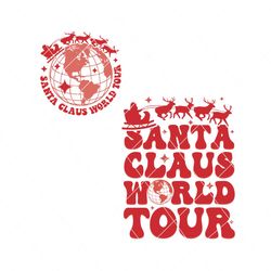 Santa Claus World Tour Reindeer SVG