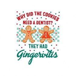 Why Did Cookies Need A Dentist SVG