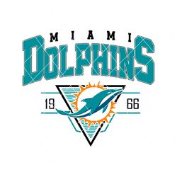 Miami Dolphins American Football 1966 SVG