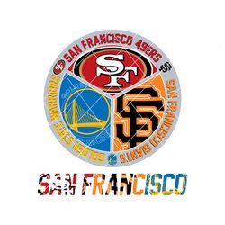 San Francisco Sports Svg Cricut Digital Download