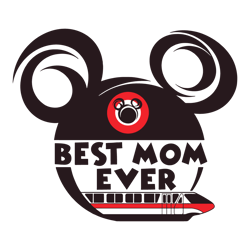 Magical Best Mom Ever Mickey Head SVG
