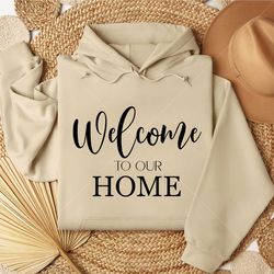 -Welcome to Our Home SVG File - Wood Sign