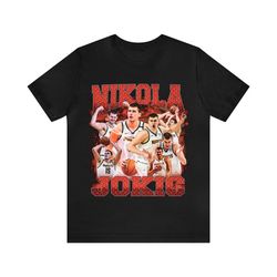 Vintage 90s Basketball Bootleg Style T-Shirt NIKOLA JOKIC Unisex Graphic Tee