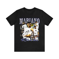 Vintage 90s Baseball Bootleg Style T-Shirt MARIANO RIVERIA Unisex Graphic Tee