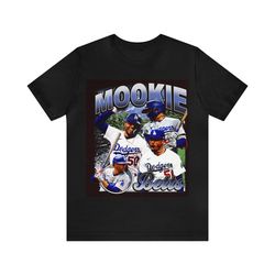 Vintage 90s Baseball Bootleg Style T-Shirt MOOKIE BETTS Unisex Graphic Tee Shirt