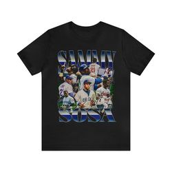 Vintage 90s Baseball Bootleg Style T-Shirt SAMMY SOSA Unisex Graphic Tee