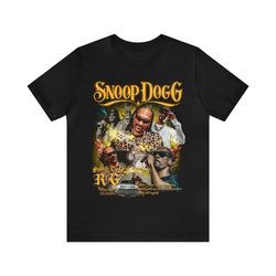 Vintage 90s Rap Bootleg Style T-Shirt SNOOP DOGG 90s Style Unisex Graphic Tee
