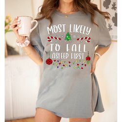 Christmas Family Matching TShirt, Most Likely To T-Shirt, Christmas Family Shirt