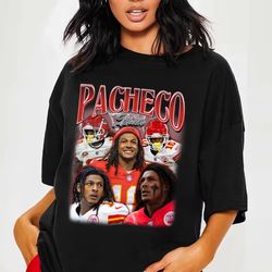 Vintage 90s Graphic Style Isiah Pacheco T-Shirt, Football T-Shirt, Sport T-Shirt Graphic American Sport Player T-shirt