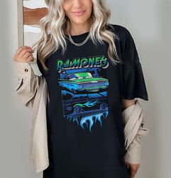 Disney Cars Ramones Body Art Take the Long Way T-Shirt, Doc Hudson Shirt, Piston Cup Legend Shirt