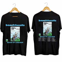 Beach Fossils Nation of Language 2024 Tour Shirt, Beach Fossils 2024 Concert Shirt, Nation of Language Concert Shirt