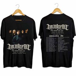 Imminence The Black Tour 2024 Shirt, Imminence Band Fan Shirt, Imminence 2024 Concert Shirt, Fan Gift