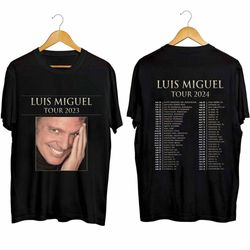 Luis Miguel Tour 2024 Shirt, Luis Miguel Fan Shirt, Luis Miguel 2024 Concert Shirt For Fan, Fan Gift