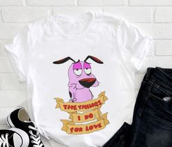 Cartoon Network Courage The Cowardly Dog T-Shirt, Courage The Cowardly Dog Shirt Fan Gift, Courage Shirt