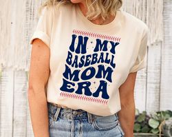 My Baseball Mom Era Shirt, Baseball Mama Shirt, Mom Era Shirt, Retro Game Day Shirt