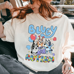Bluey Autism Shirt, Bluey Bingo Autism Awareness Shirt