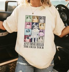 Aunt Trixie Heeler Shirt, Bluey Eras Tour Shirt, Bluey Birthday Party Bluey Character Shirt