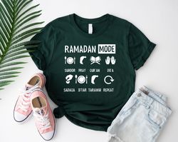 Ramadan Mode Is On Shirt 1, Ramadan Mode Shirt, Ramadan Mubarak Shirt