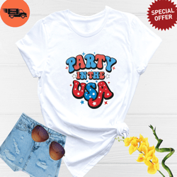 Party in the USA Shirt, USA Flag Shirt, 4th Of July T-Shirt