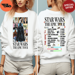 Star Wars The Epic Tour Shirt, Disney Star Wars T-Shirt, Darth Vader Tee