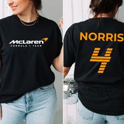 Lando Norris Formula One Sweatshirt, F1 Two Sides Sweatshirt, Lando Norris Shirt, Norris F1 Sweatshirt