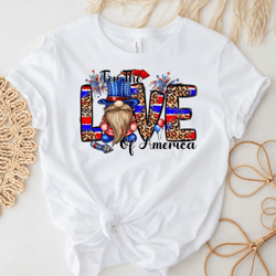 For The Love Of America Shirt, America Shirt, Patriotic Shirt, Fourth Of July Shirt, Memorial Day Shirt, 4th Of July