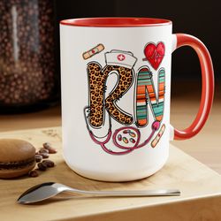 Nurse Coffee Mug, RN Nurse Coffee Mug, Cute Nurse Mug, Nurse