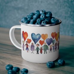 Heart Balloon Kids Mug  UnbreakableShatterproof  Cute Gift f