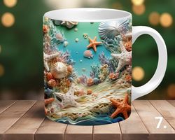 Coffee Mug Coffee Cup Mug Ocean Mug Gift for Women Christmas Gift Birt