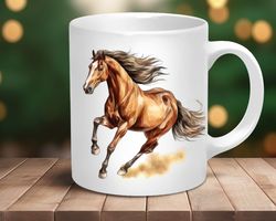 Wild Horse Mug, Horse Lover Mug, Trendy Mark, Best Friend Gift, Gift f