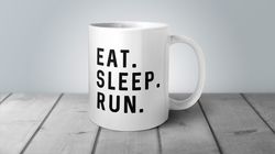 Eat Sleep Run Mug, Running Mug, Gifts for Runners, Running Gift, Runni