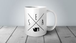 Seattle Mug, PNW Gift, Seattle Gifts, Seattle Coffee Mug, Moving Away