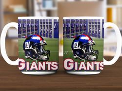 Giants Football NFL Team Helmet Design Coffee Mug