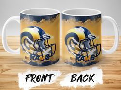 Rams NFL ootball Team Helmet Design Coffee Mug
