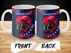 Texans NFL Football Team Helmet Design Coffee Mug