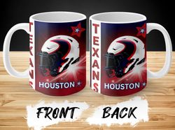 Texans NFL Football Team Helmet Design Coffee Mug