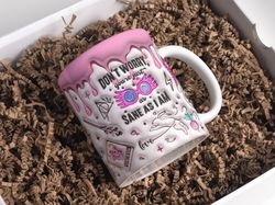 3D Luna Love Inflated Mug Design