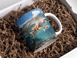 3D Ocean Fish Mug