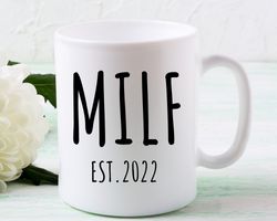 New Mom Gift Est 2022 mug expecting mother first time baby gifts baby shower gif