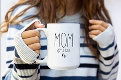 Mom Est. Mug, Expecting Mom Gift, Mom to be Mug, First Time