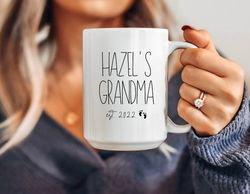 First Time Grandma Mug, New Grandma Gift, First Grandchild,