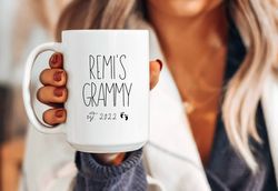 Grammy Mug, Grammy Gifts, Grammy Est 2022 Coffee Mug, Gift f