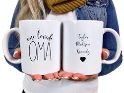 Oma Mug Personalized, Oma Gifts, Grandma Gift Ideas