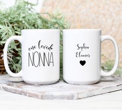 One Loved Nonna Mug, Nonna Gifts, Nonna Coffee Mug Personali
