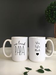 Papa Gifts, Papa Mug, Gifts for Papa, Personalized Papa Gift